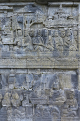 Obraz premium Borobudur, Yogyakarta, Java, Indonesia