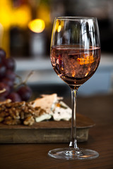 glass of red wine