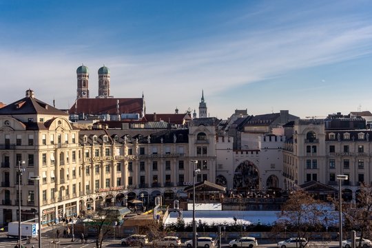 Karlsplatz M&uuml;nchen Panorama