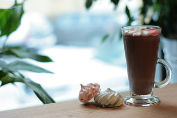 Cocoa with meringue