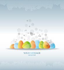 Abstract colorful background. Vector.