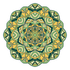 Mandala. Ethnic decorative element.