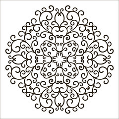 Mandala. Ethnic decorative element.