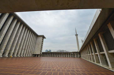 Mezquita Mesjid Istiqlal, Yakarta, Java, Indonesia