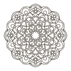 Mandala. Ethnic decorative element.