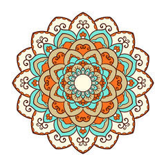 Mandala. Ethnic decorative element.