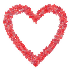 Valentine's Day Heart Border Frame Cover Design - 133183746