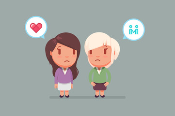 cute characters vector illustration