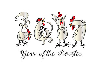 Chinese New Year of the Rooster. 
