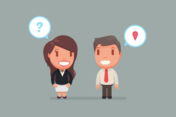 cute characters vector illustration