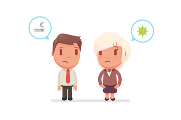 cute characters vector illustration