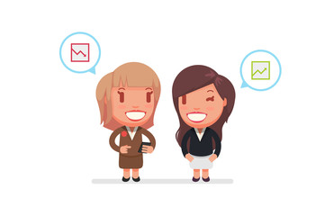 cute characters vector illustration