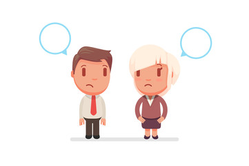 cute characters vector illustration