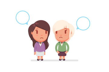 cute characters vector illustration