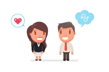 cute characters vector illustration