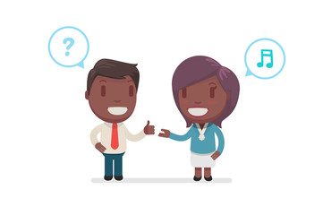 cute characters vector illustration