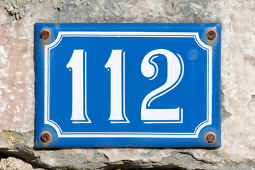 House Number Hundred Twelve - 112