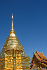 Fototapeta premium Wat Phra That Doi Suthep Temple in Chiang Mai, Thailand 