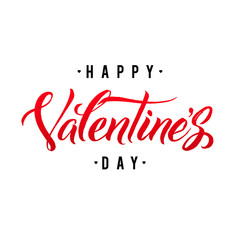 Happy Valentine's Day Hand Lettering