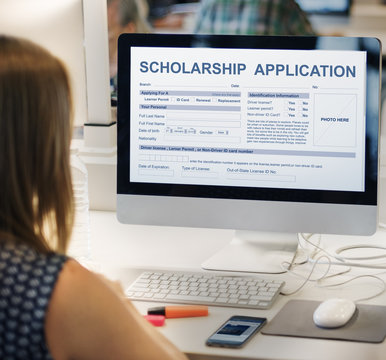 Scholarship Application Form Foundation Concept