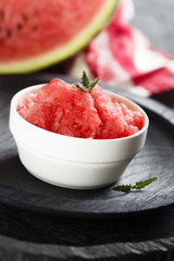 Watermelon sorbet