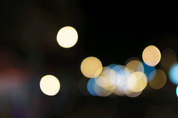 Fototapeta premium colorful bokeh of the light from the city