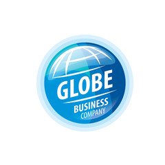 Earth logo template. Globe sign