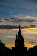 Fototapeta premium Gothic sunset