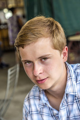 Obraz premium portrait of cute handsome boy