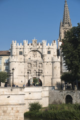 Fototapeta na wymiar Burgos (Spain): cityscape