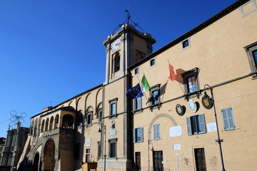 Fototapeta na wymiar tarquinia, Palazzo Comunale, Italy