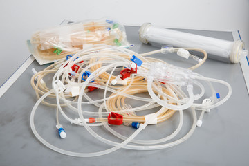 Tubes of hemodialysis machine