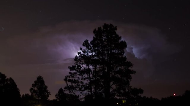 Lighting Up the Night with Lightning