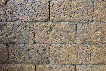 brick wall surface can use as background pattern or texture with real light 
