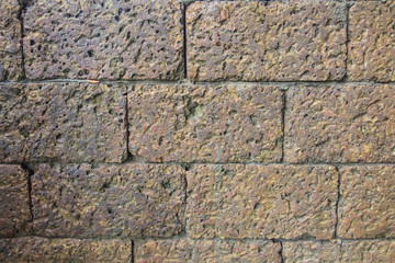  brick wall surface can use as background pattern or texture with real light 
