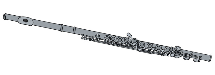 Hand drawing of a classic flute - 133199367