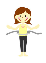 ダイエット　巻き尺