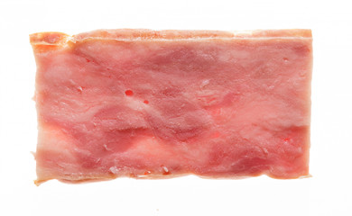 A piece of meat. Texture.