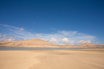 Fototapeta na wymiar Landscape of Fuerteventura