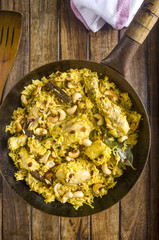 Sour berry chicken pulao