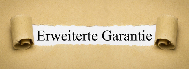 Erweiterte Garantie