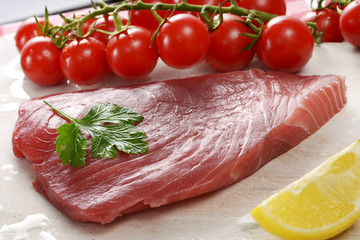 Fish fillet and wegetables