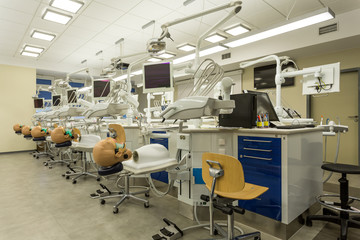 High-tech classroom at modern university