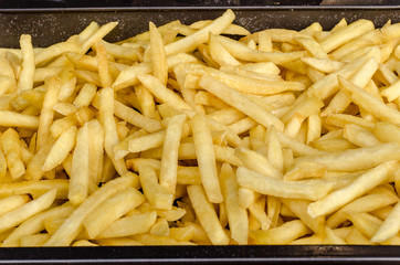 French fries in a large bowl