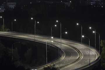 city bypass at night