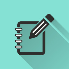 Notepad - vector icon.