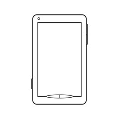 Smartphone outline illustration