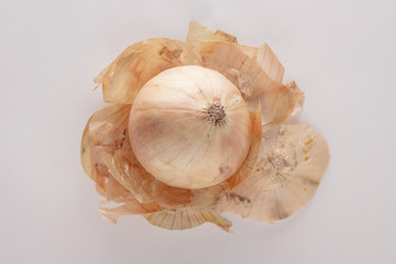 onion and peel