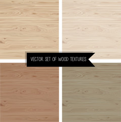 Set of wood textures isolated on white background. Beautiful template for your design. Hand drawn vector illustration. Nature texture.
