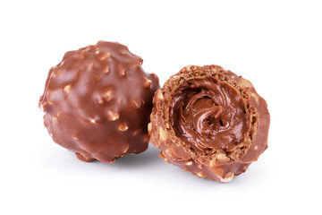 candy with chocolate cream